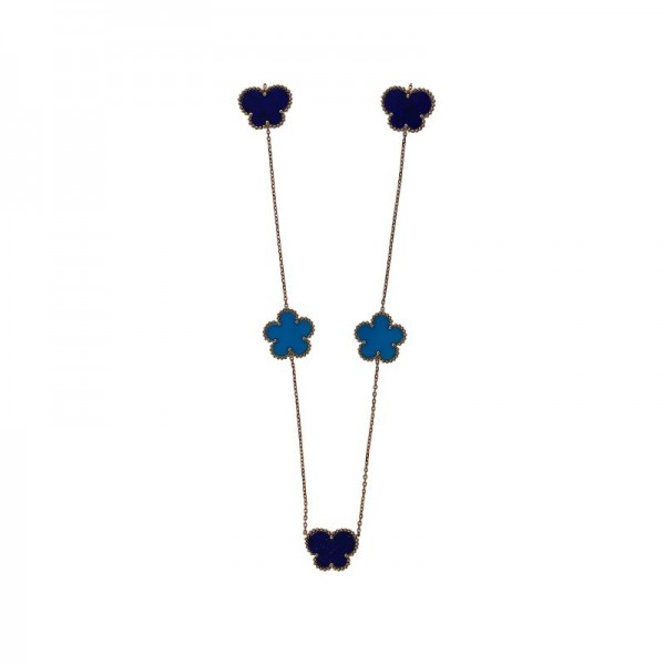 14KY Lapis Lazuli & Turquoise Necklace