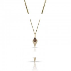 Luvente Smokey Topaz & Diamond Pendant