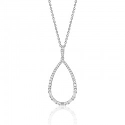 Luvente Diamond Teardrop Pendant