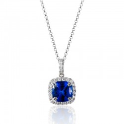 Luvente Tanzanite & Diamond Pendant