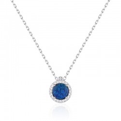 Luvente Opal & Diamond Pendant