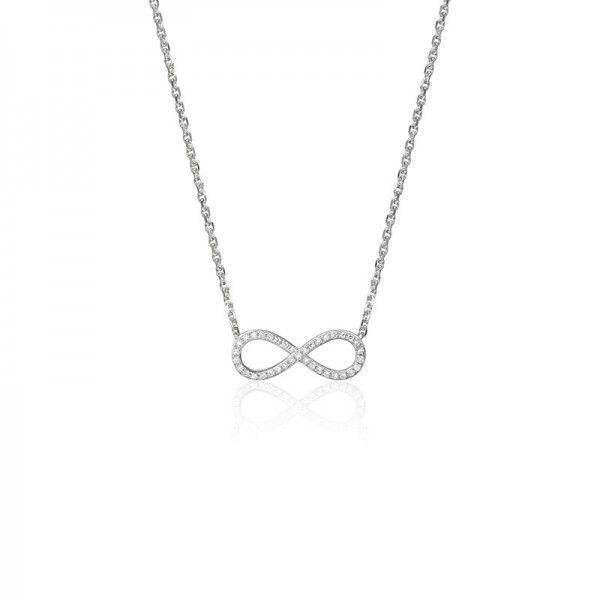Luvente Diamond Infinity Necklace