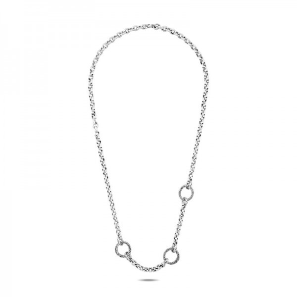 Classic Chain Amulet Connector Knife Edge Necklace