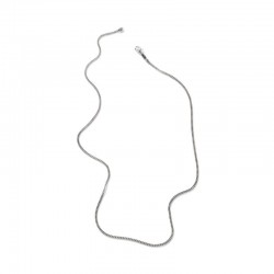 Classic Chain Silver 2.1mm Curb Chain Necklace