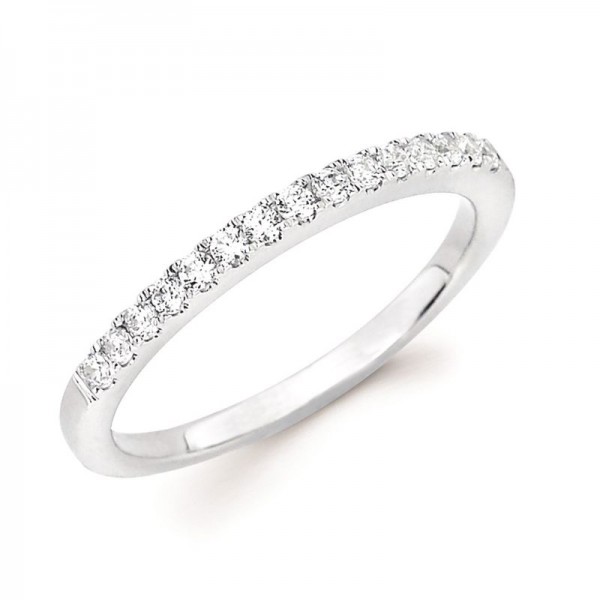 14KW Diamond Stackable Anniversary Ring
