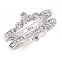 14KW Diamond Wedding Ring Guard