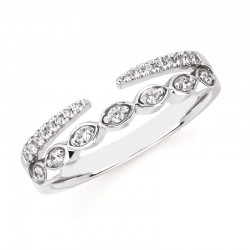 14KW Diamond Wrap Ring