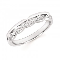 14KW Diamond Wrap Ring