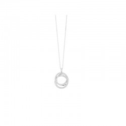 14KW Circle Diamond Pendant