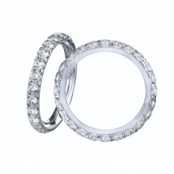 18KW .50ctw Diamond Anniversary Band