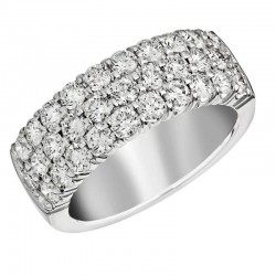 18KW 1.00ctw Diamond Fashion Ring