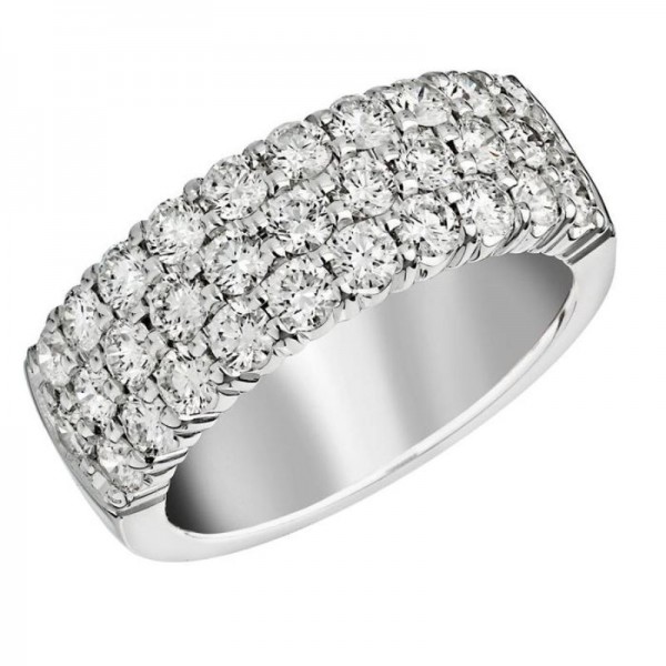 18KW 1.00ctw Diamond Fashion Ring
