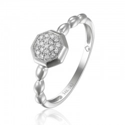 Luvente Diamond Hexagon Ring