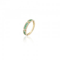 Luvente Emerald & Diamond Ring