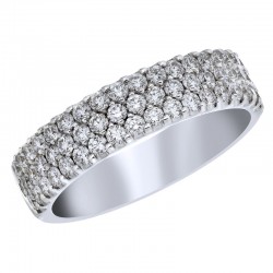 18KW .84ctw Diamond Fashion Ring