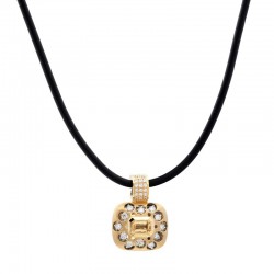 Mirror Collection Clip Top Citrine Pendant