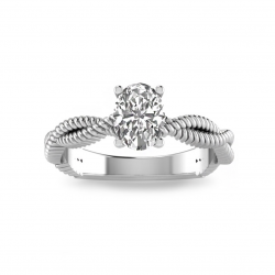 True Romance 14KW Solitaire Engagement Ring