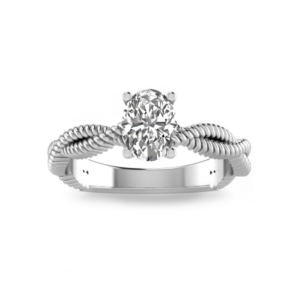 True Romance 14KW Solitaire Engagement Ring