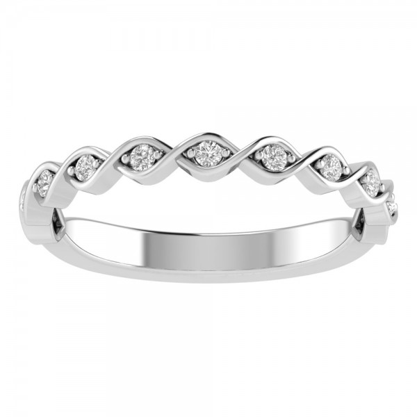 True Romance 14KW Diamond Wedding Band