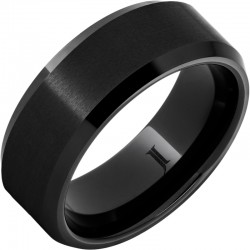 Black Diamond Ceramic™ Satin Finish Beveled Edge Band