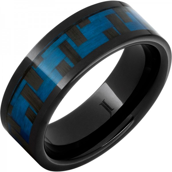 Black Diamond Ceramic™ Blue Carbon Fiber Band