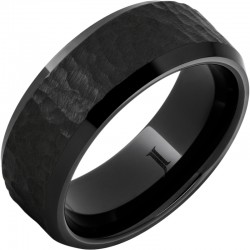 Black Diamond Ceramic™ Moon Finish Beveled Edge Band