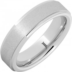 Serinium® Flat Stone Center Grooved Edge Band