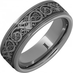Rugged Tungsten™ Viking Rounded Edge Band