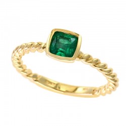 14KY Emerald Ring
