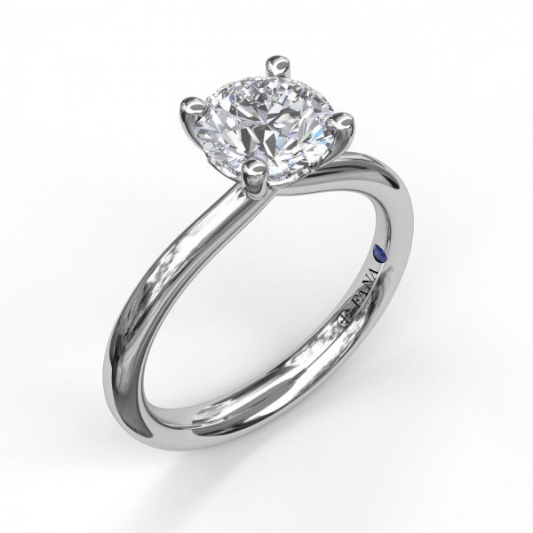 Timeless Round Cut Solitaire Engagement Ring
