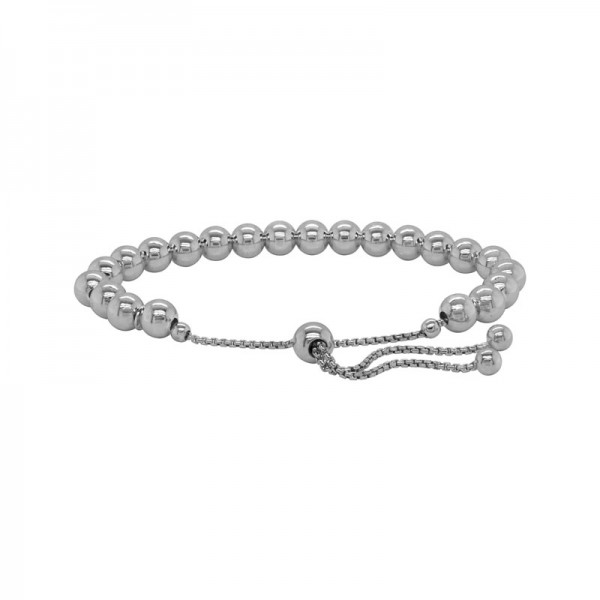SS Sliding Beads Bracelet