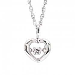 SS Shimmering Diamonds® Heart Pendant