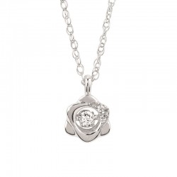 SS Shimmering Diamonds® Flower Pendant
