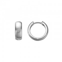 SS Hinged Hoop Earrings