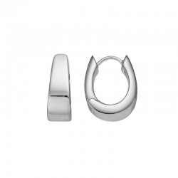 SS Tapered Hoop Earrings