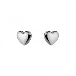 SS Heart Stud Earrings