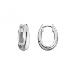 Sterling Silver Hinged Slightly Tapered Earrings