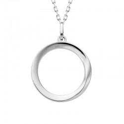 SS Open Circle Pendant