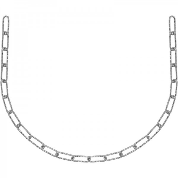 SS Rectangular Link Necklace
