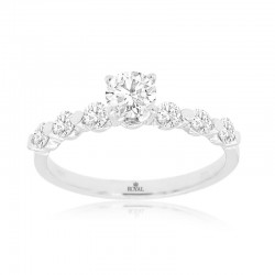14KW Diamond Engagement Ring