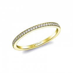 14K Yellow Gold Diamond Anniversary Ring