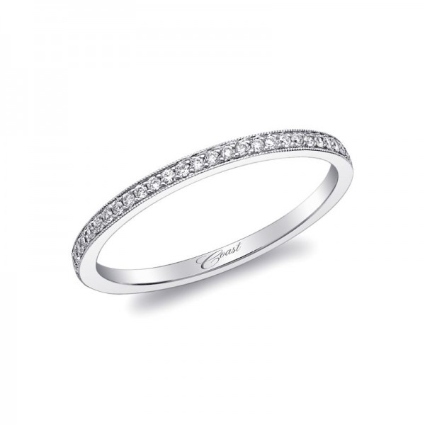 14K White Gold Diamond Anniversary Ring