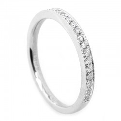 14KW Round Diamond Wedding Band