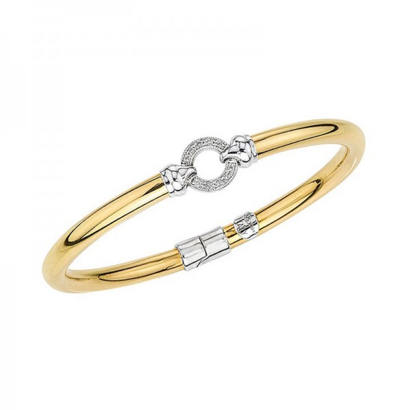 18K Yellow Gold Bright Polish Bangle