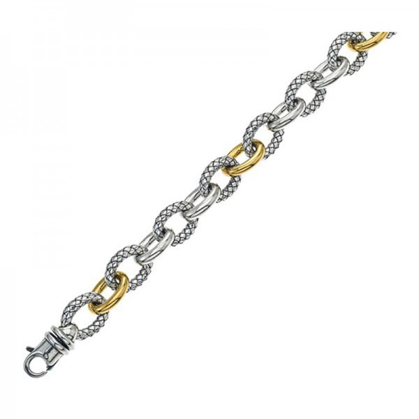 Sterling Silver Bold Link Bracelet