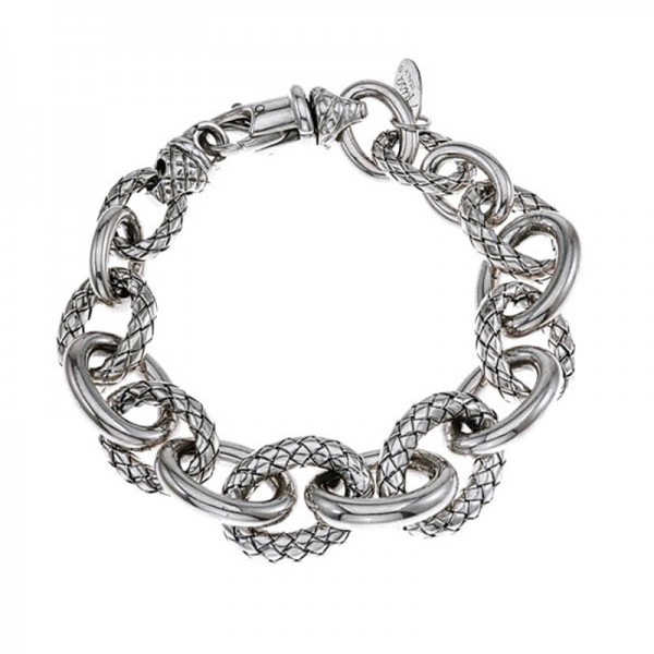 Sterling Silver Graduated Bracelet