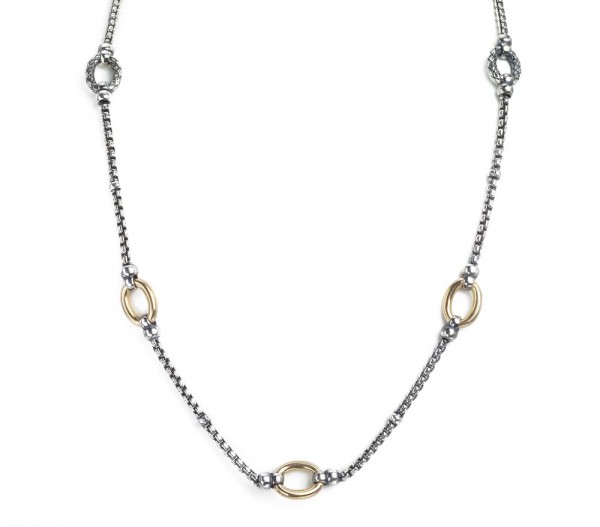 18K/Sterling Silver 18