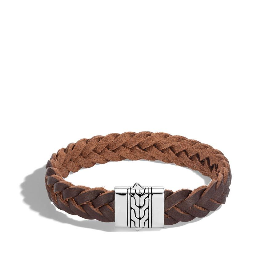 Split Braid Leather Bracelet 