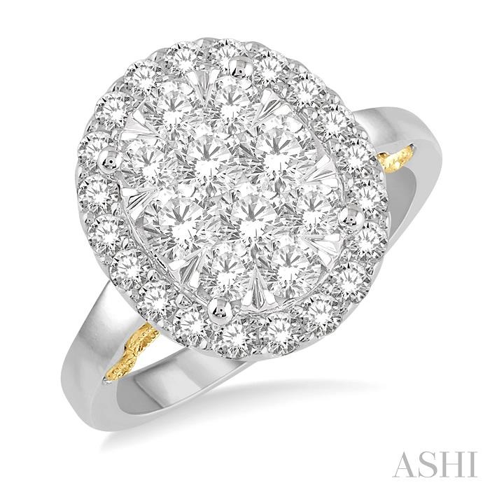 OVAL SHAPE LOVEBRIGHT ESSENTIAL DIAMOND RING