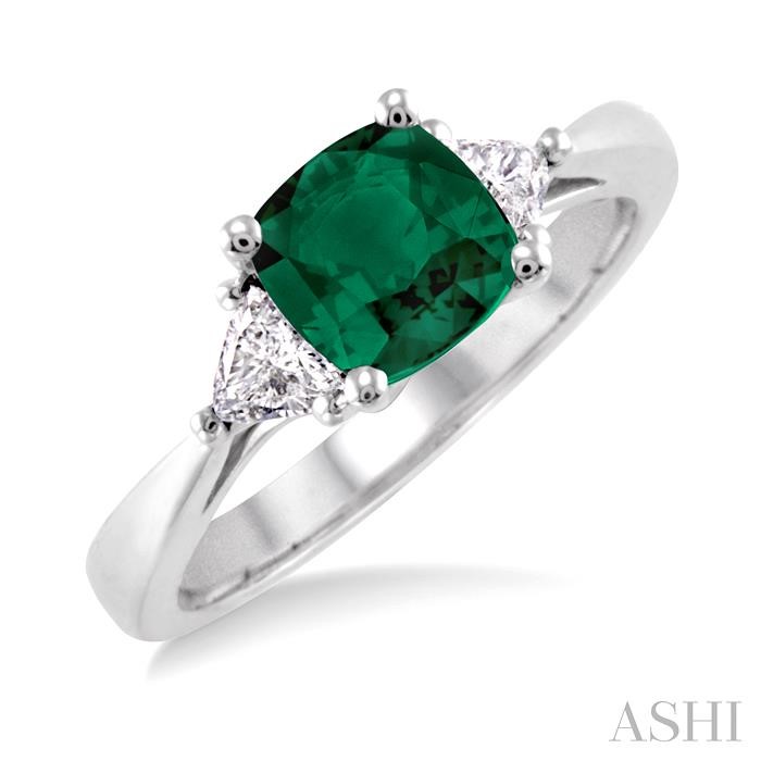 GEMSTONE & DIAMOND RING